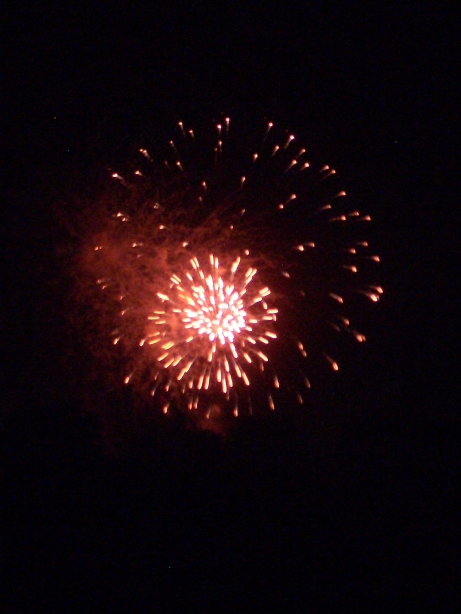 Fireworks from my house, 1st Nov 2013